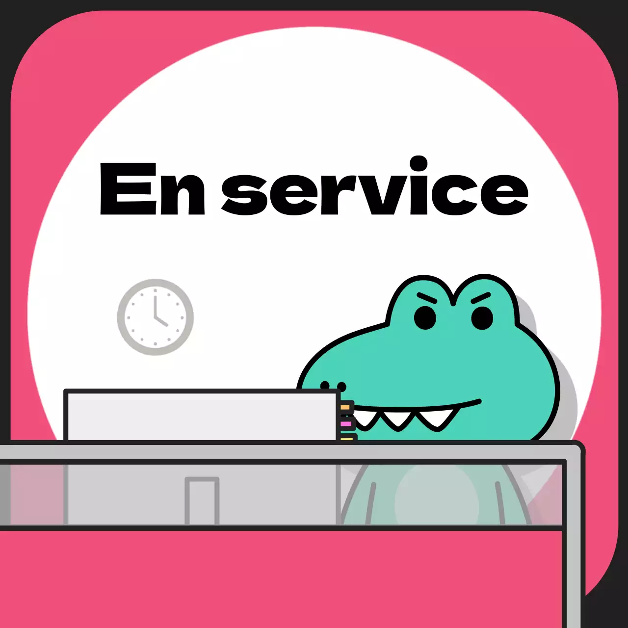 Annonces de profil de messager pop art menthe et noir