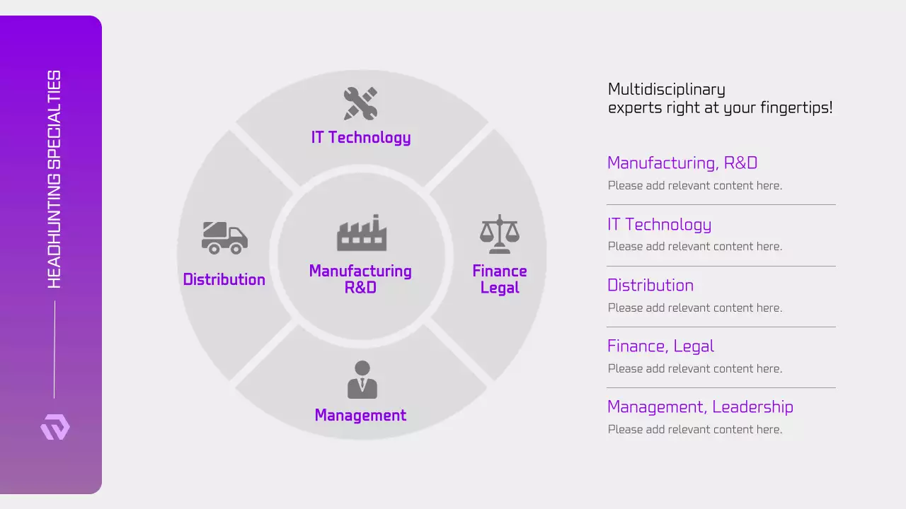 Purple Modern Hr Advertisement Presentation