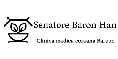 Una sala di medicina cinese dall'aspetto elegante con il logo di una clinica di medicina cinese