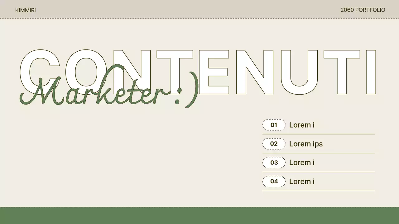 Astratto e beige Portafoglio semplice e facile da presentare