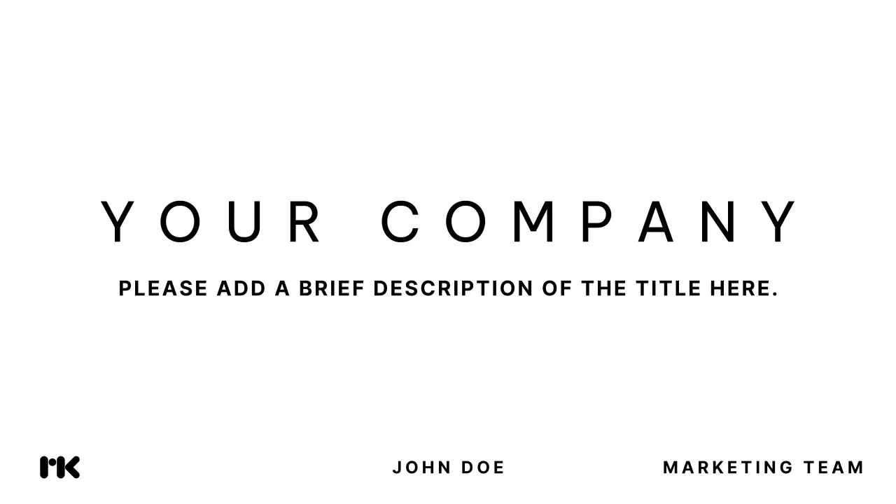 White Minimalist Business Card Presentation