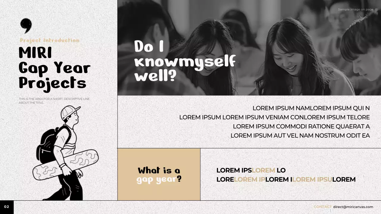 베이지 미니멀 프로젝트 가이드 프레젠테이션