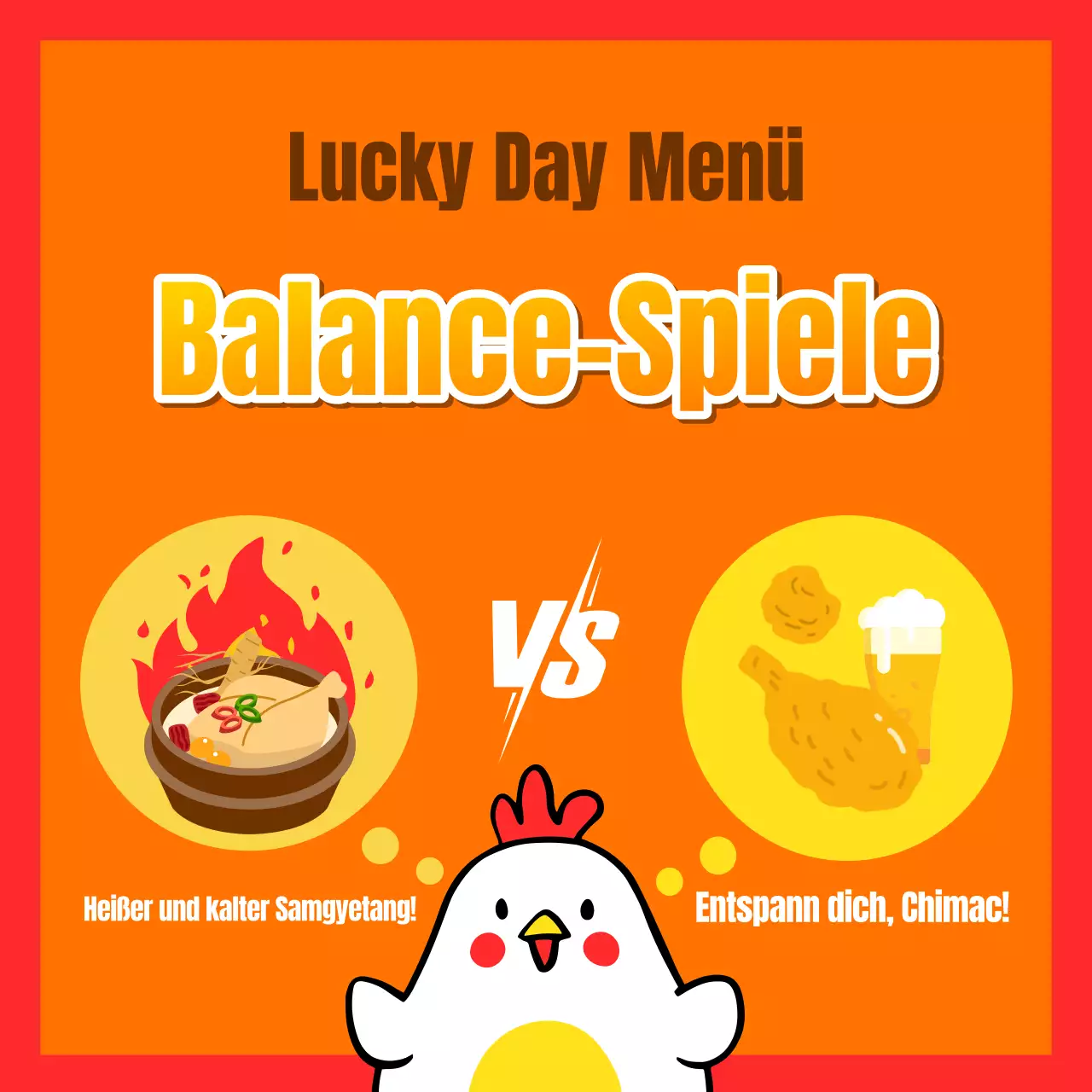 Förderung der orangefarbenen und gelben Flasche Glückstag Coupons