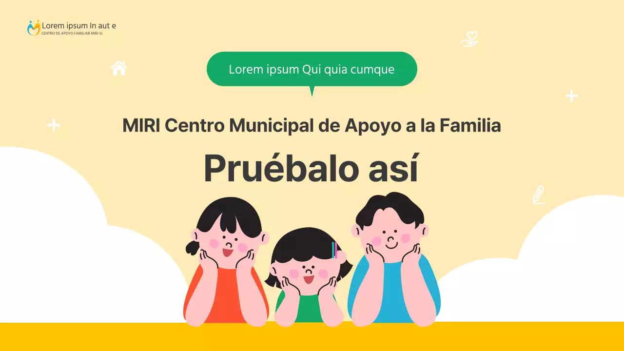 Una sencilla guía amarilla y verde de ayuda a domicilio