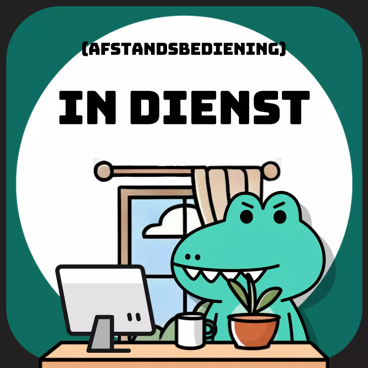 Mint en zwarte pop art messenger profiel aankondigingen