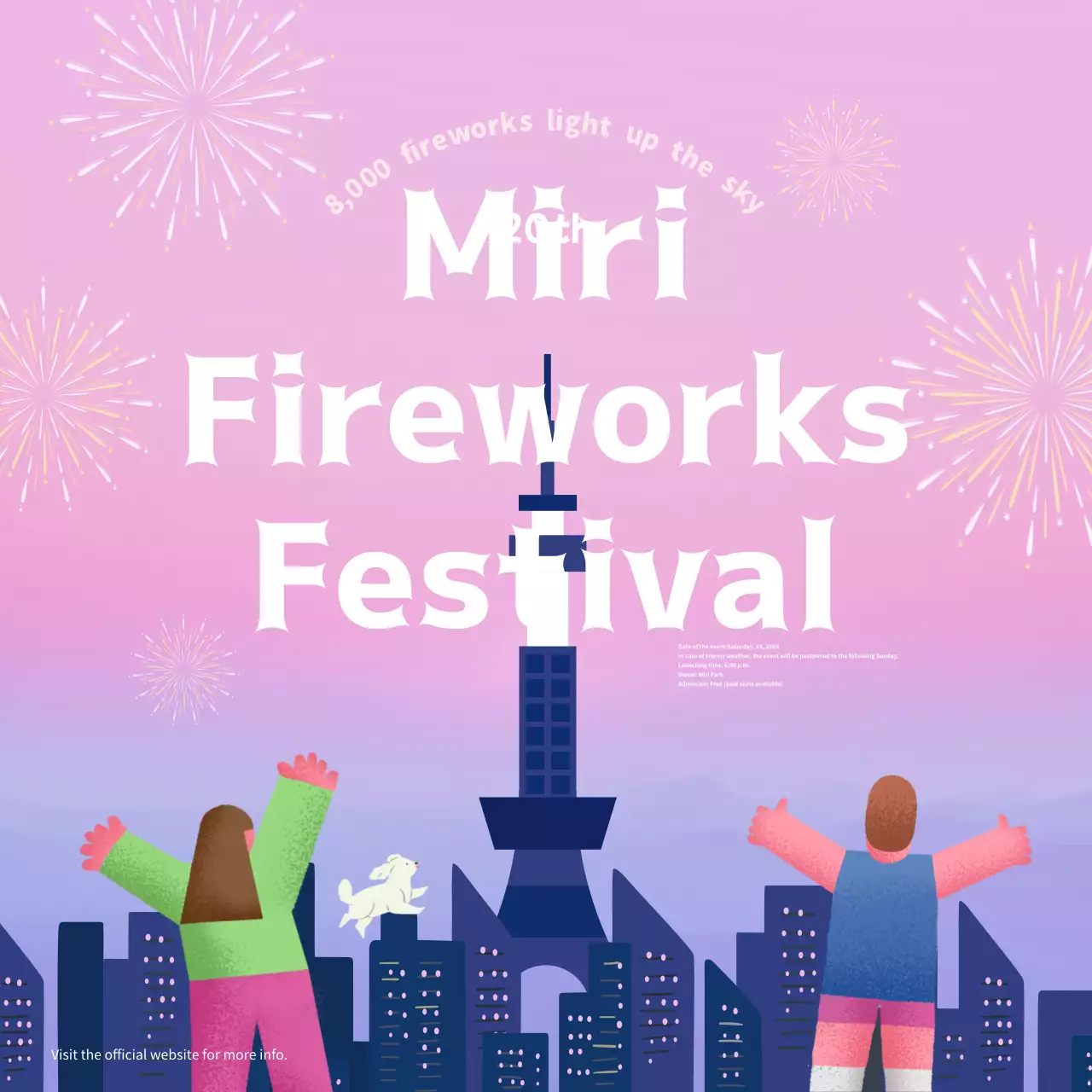 Bài đăng trên mạng xã hội về chương trình khuyến mãi lễ hội thẩm mỹ màu hồng