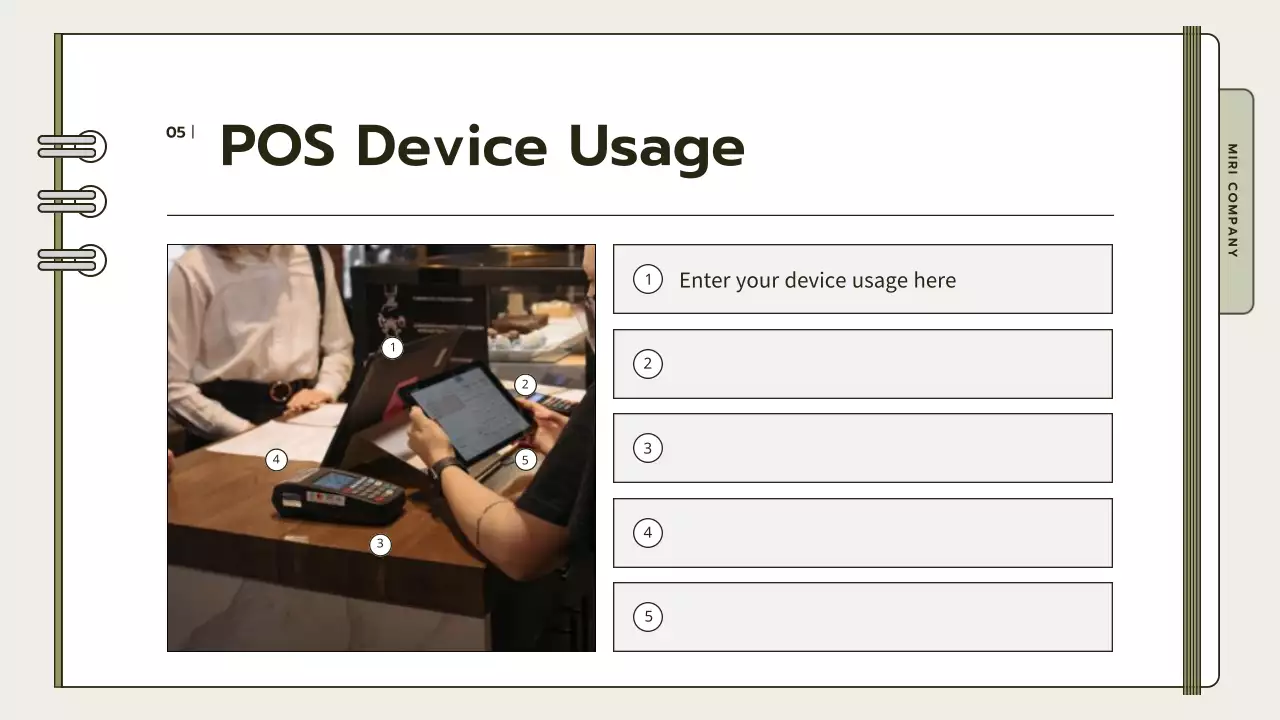 Beige Professional Operations Manual Presentation
