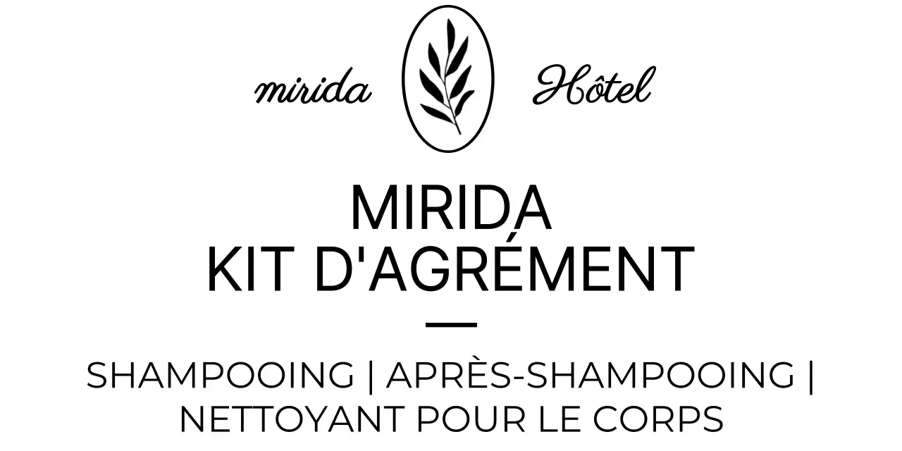 Illustration botanique d'un concept d'équipement d'hôtel avec des lignes luxueuses.