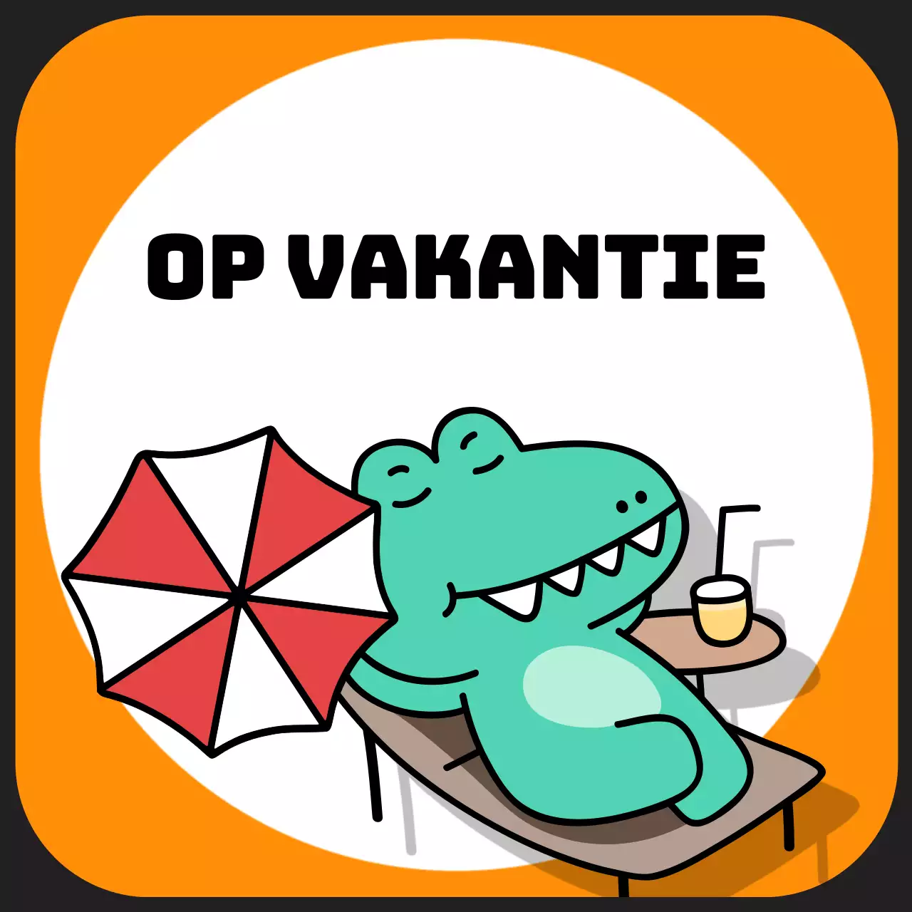 Mint en zwarte pop art messenger profiel aankondigingen