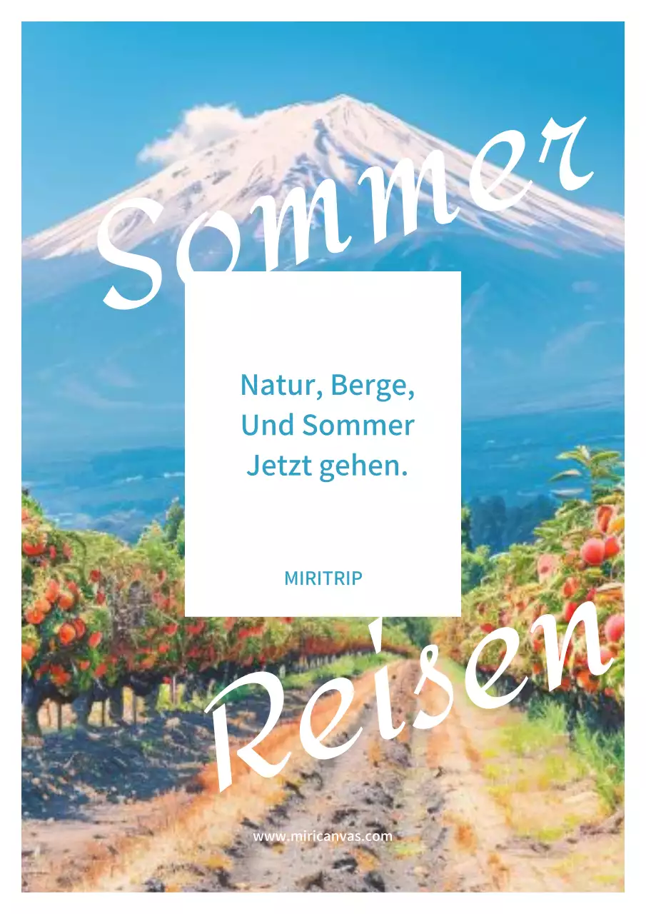 Blue Simple Summer Travel PR.