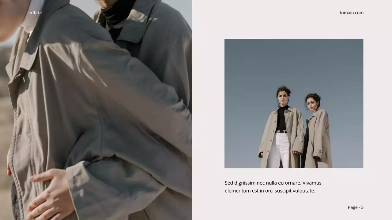 Beige Minimalist Editorial Template Guide Presentation