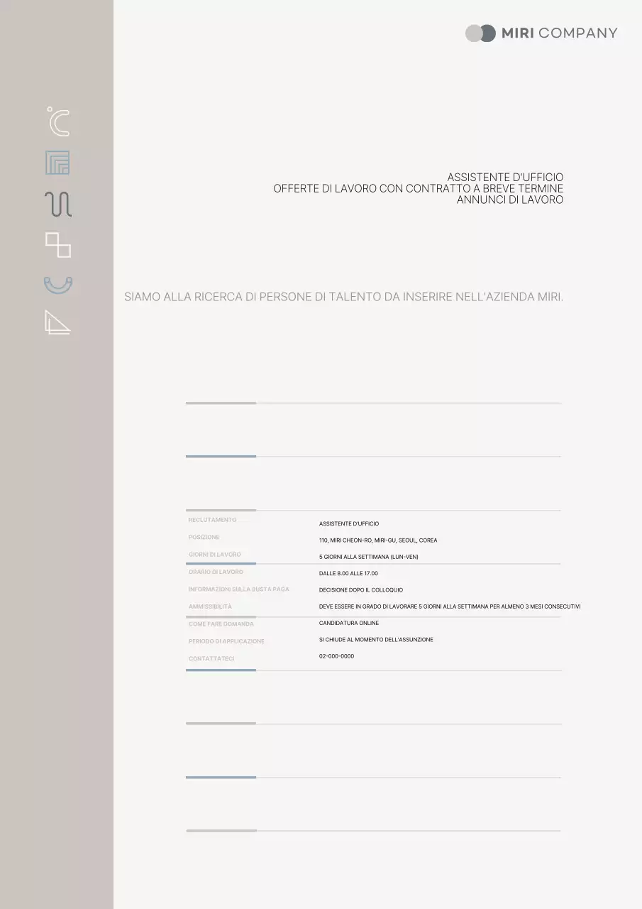 Una semplice suite di cancelleria aziendale in azzurro e beige