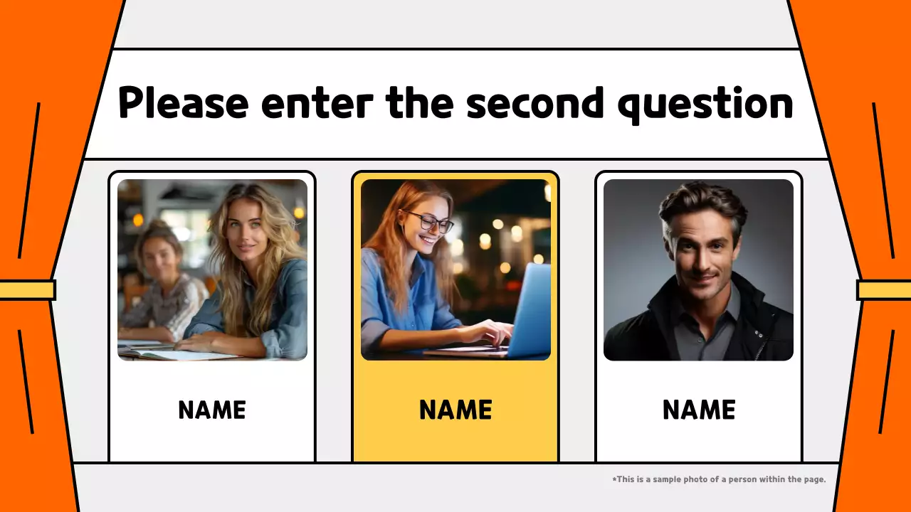 Orange Playful Quiz Announcement Presentation