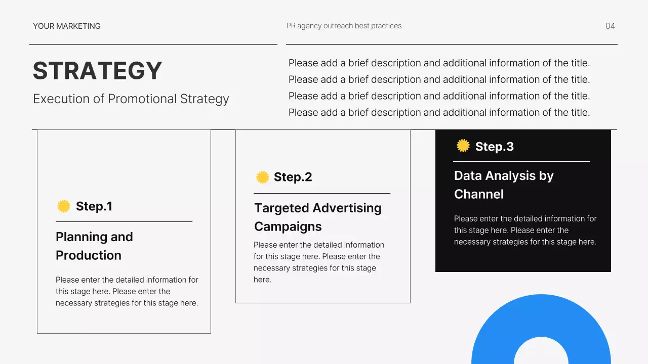 화이트 프로페셔널 마케팅 프리젠테이션