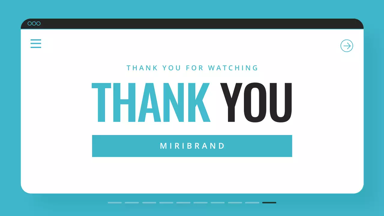 A simple mint and gray small business branding statement