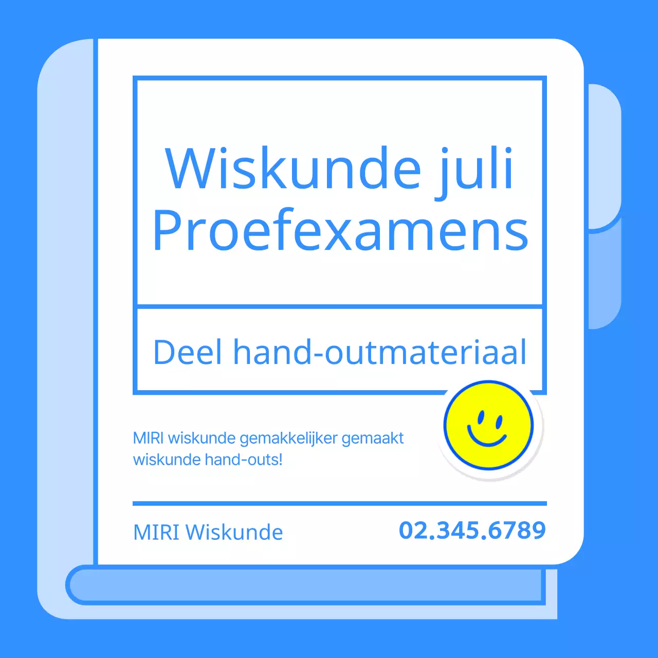 Promoot eenvoudige materialen in blauw