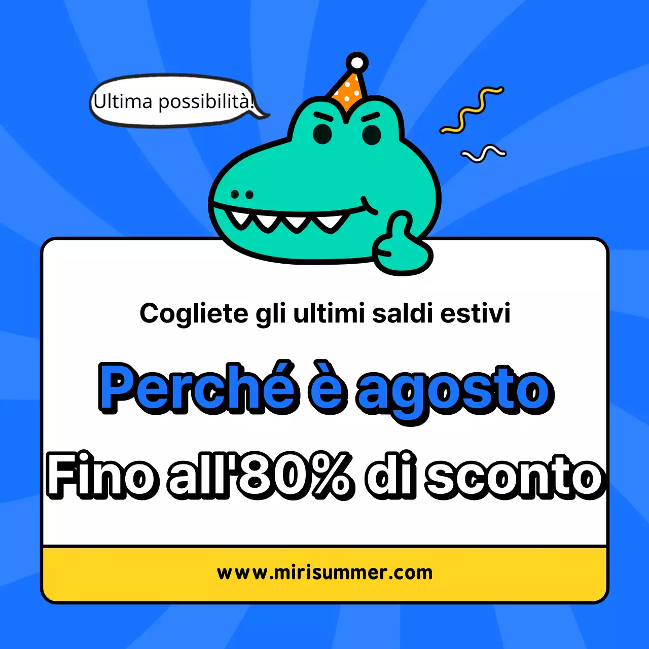 Annunci di saldi estivi in stile kitsch in bianco e nero