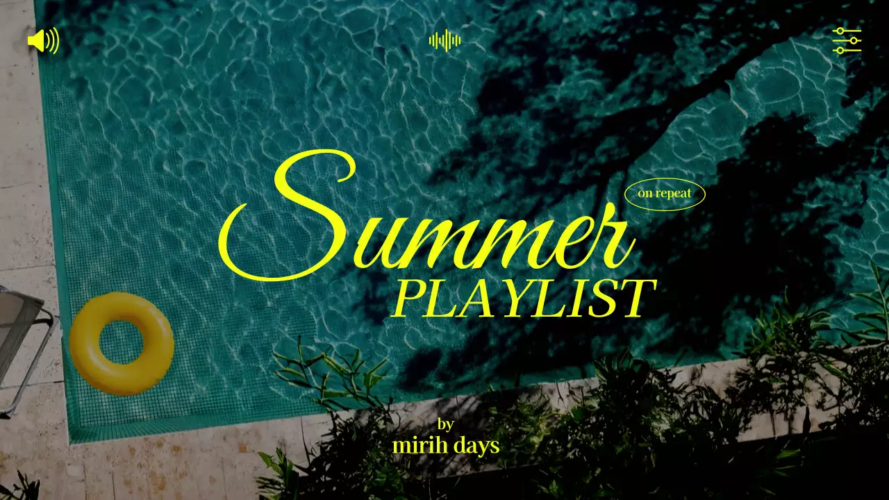 Teal Aesthetic Playlist General Use YouTube Thumbnail