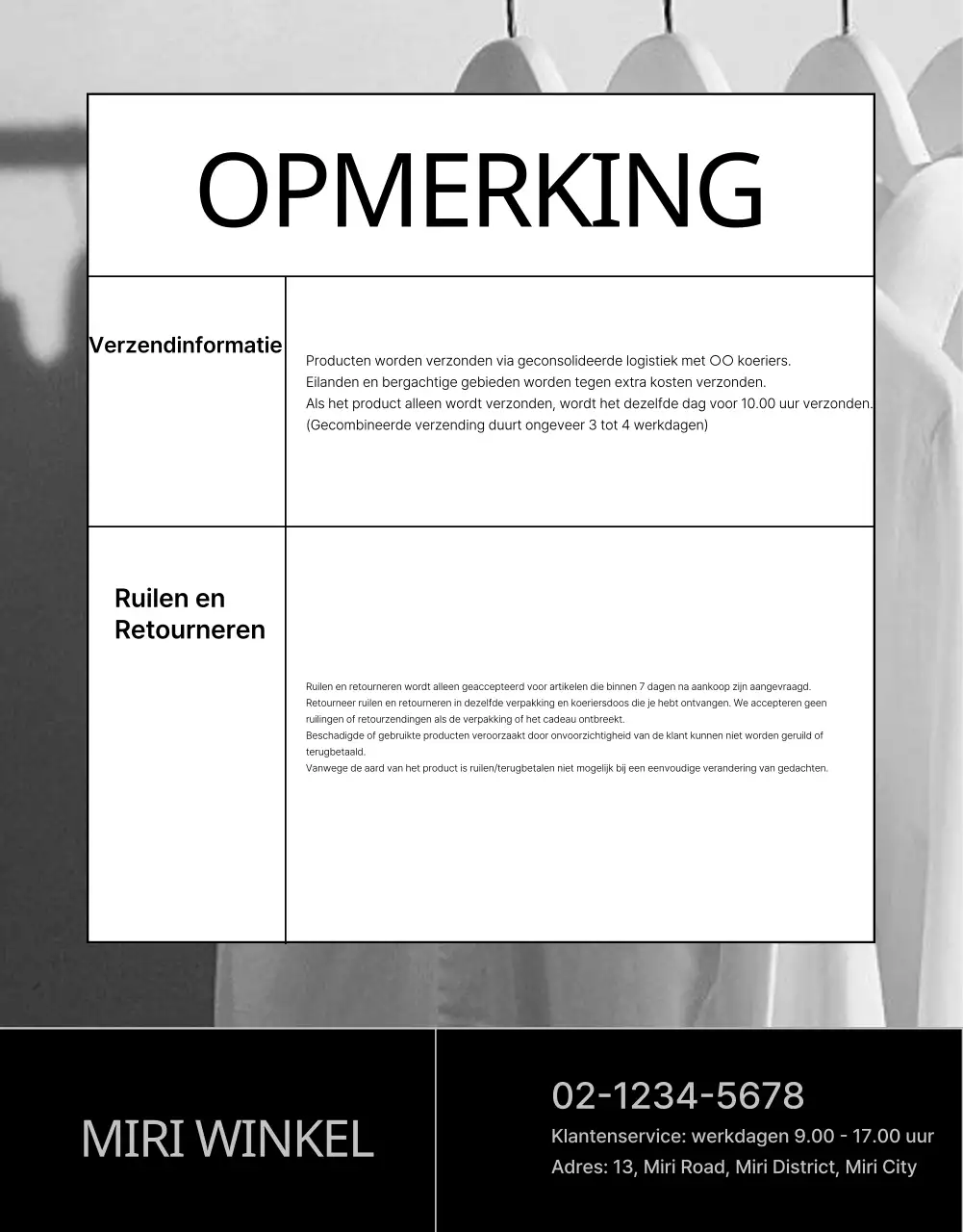 Promoot moderne mode in grijs en zwart