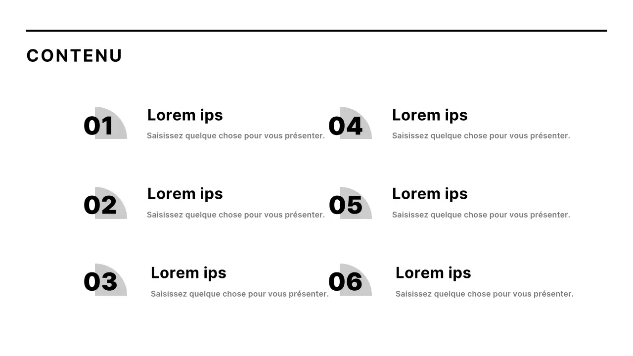 Rapport d'entreprise minimaliste en noir et blanc