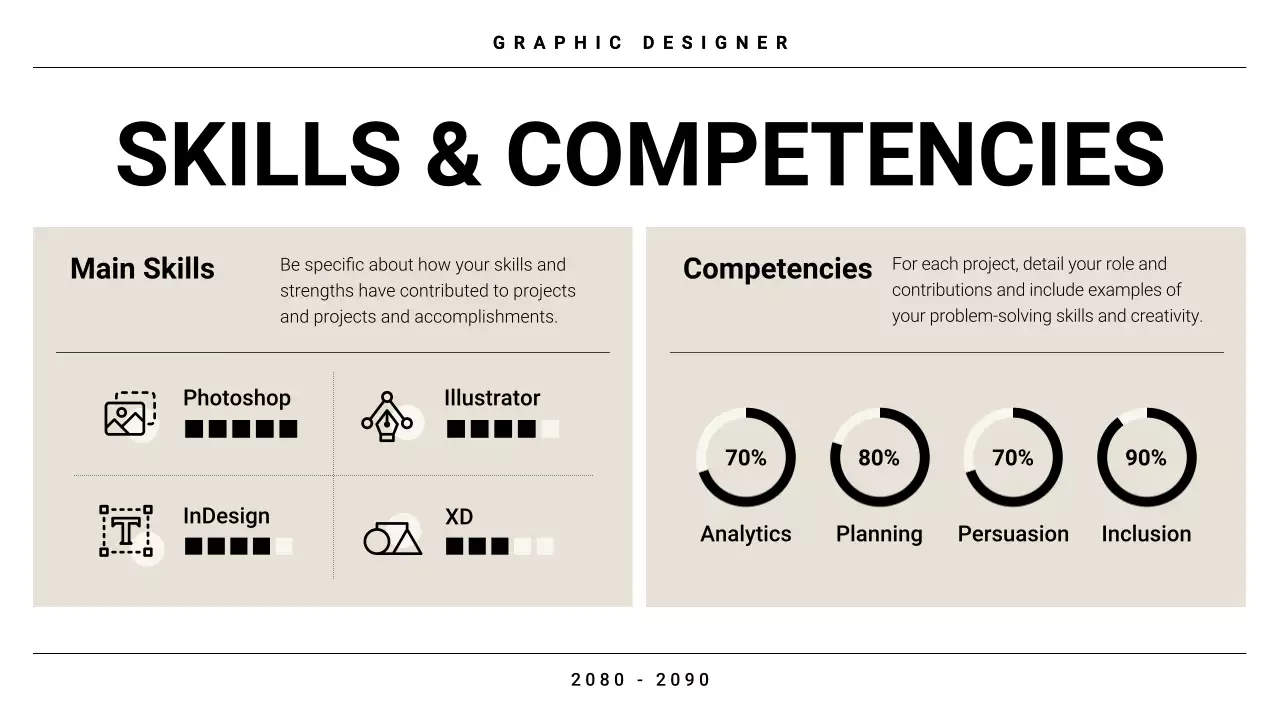 Presentasi Resume Portofolio Modern Beige