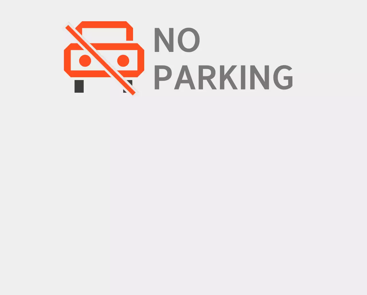 Dilarang parkir di tempat yang tidak ditentukan