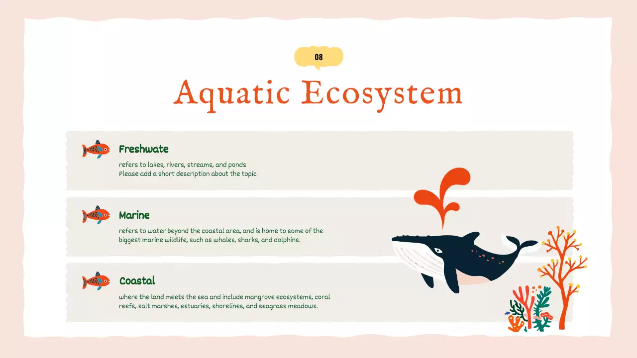 오렌지 심플 애니멀 가이드 프레젠테이션