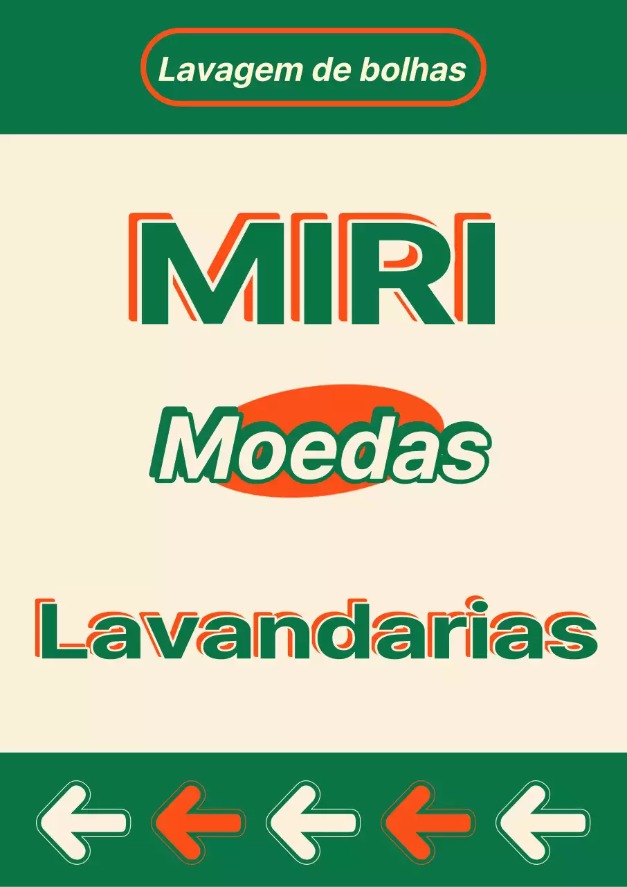 Cartaz de lavandaria de moedas em estilo vintage americano