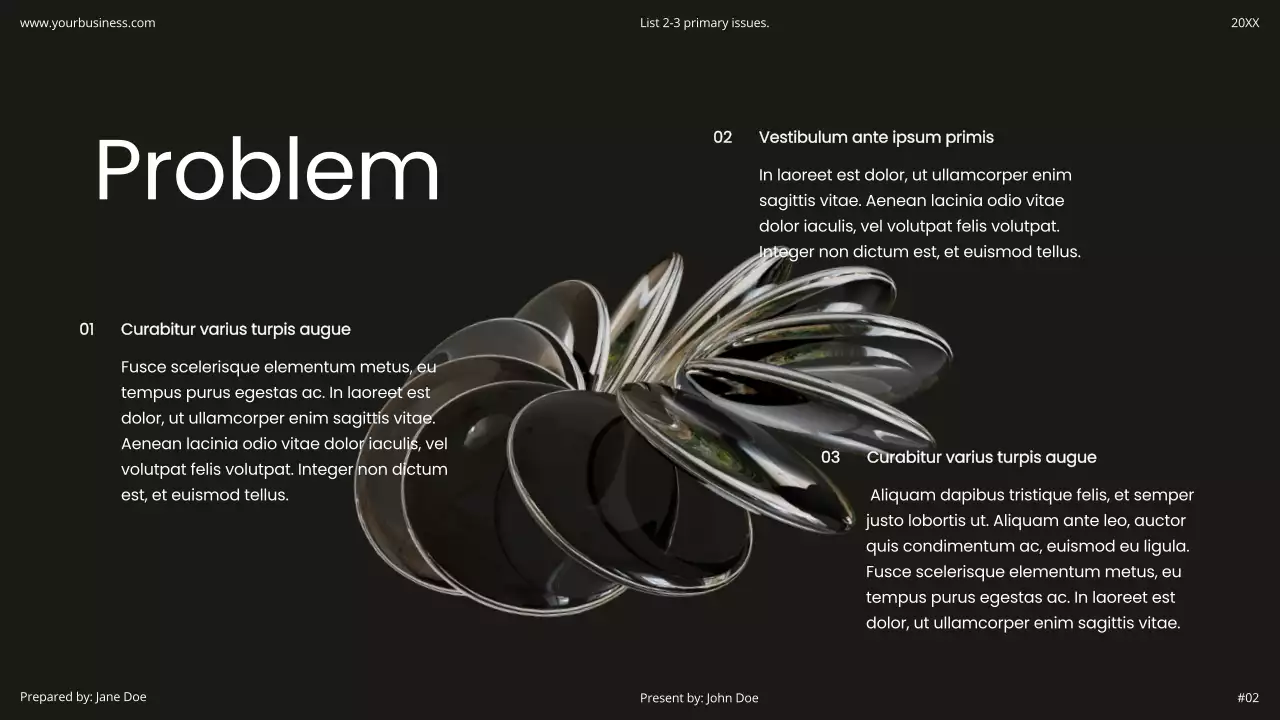 Black Modern Business Pitch Presentation