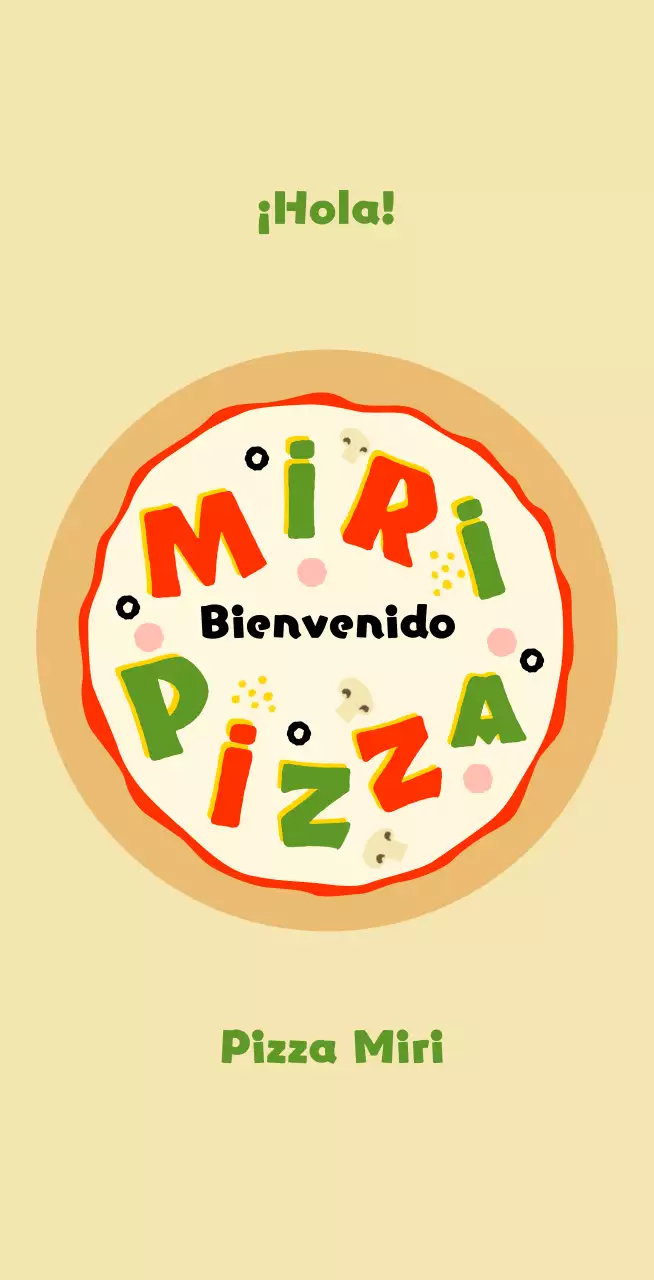 Pizzería redonda con forma de pizza de balsa