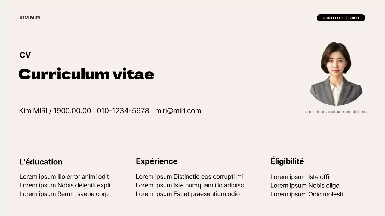 Une introduction moderne au portefeuille en ivoire et noir