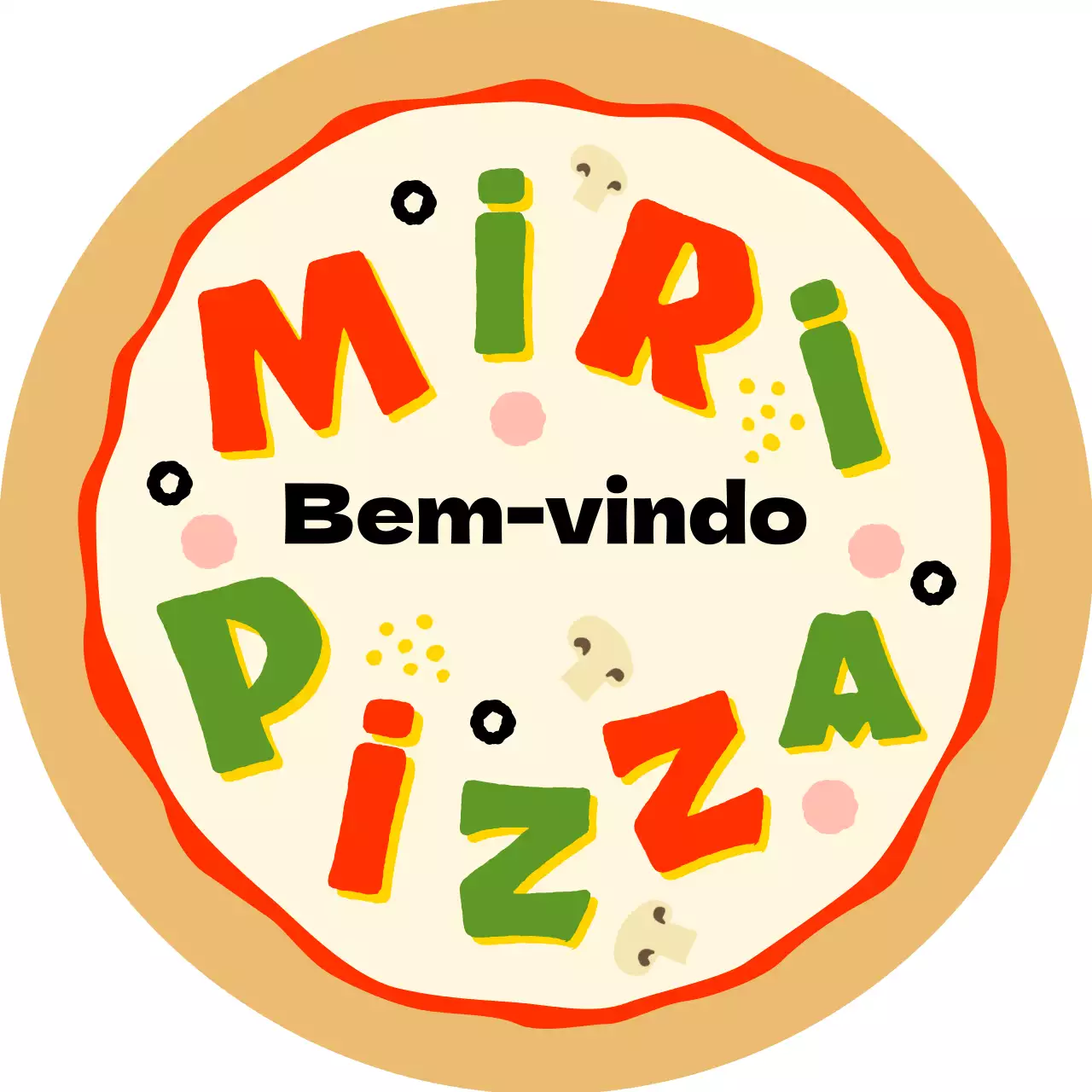 Pizzaria redonda em forma de pizza Valtht