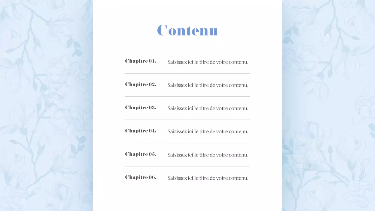 Une proposition florale estivale classique en bleu clair