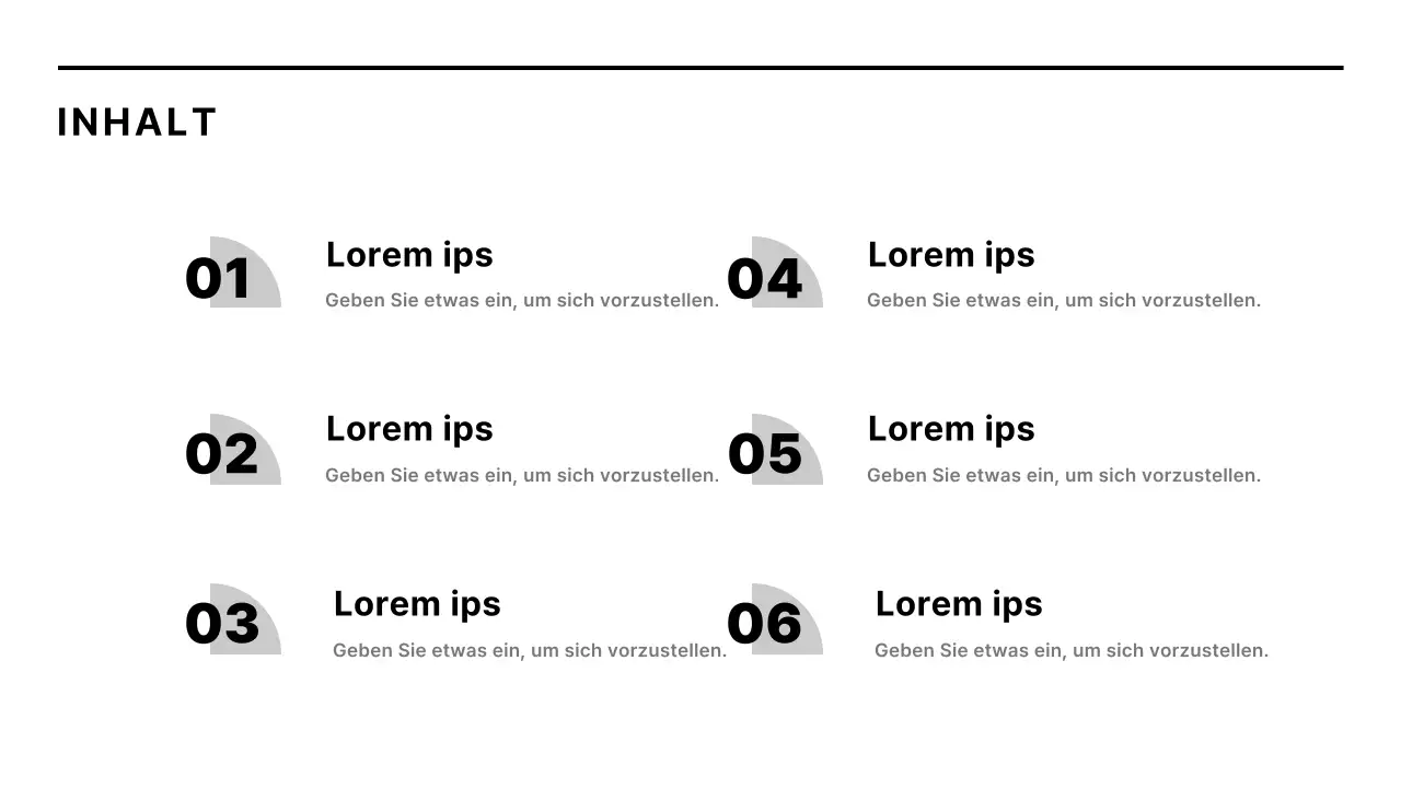 Minimalistischer Unternehmensbericht in Schwarz und Weiß