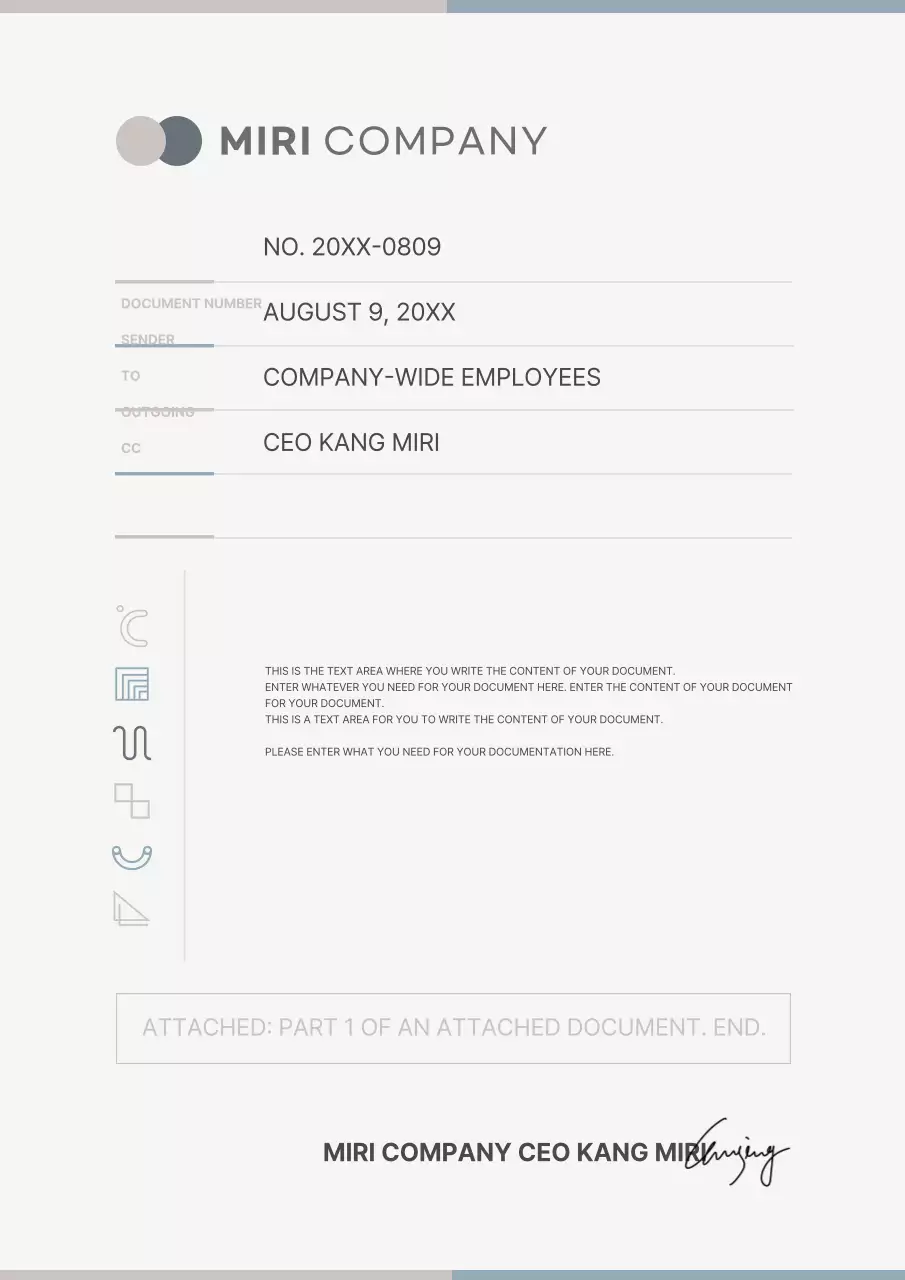 Tài liệu văn phòng chuyên nghiệp màu xám
