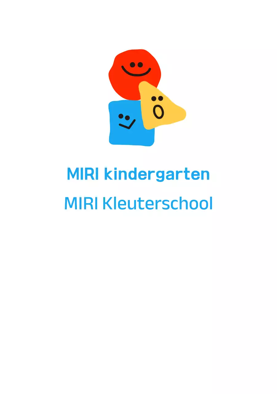 Schattige vormenCharacters bordje Verboden te parkeren in het kinderpark