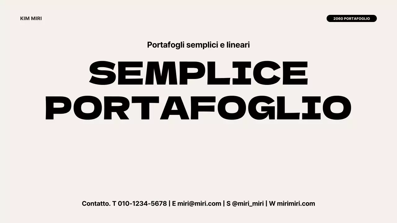 Una moderna introduzione al portafoglio in avorio e nero