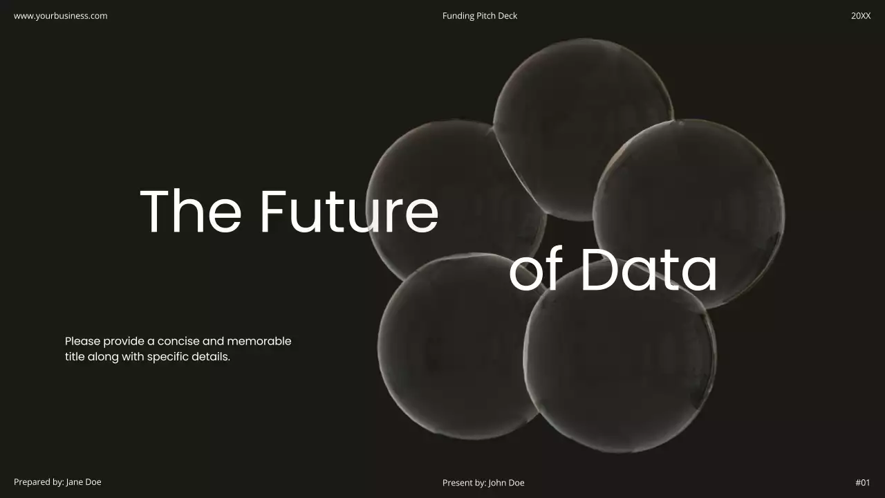 Black Modern Business Pitch Presentation