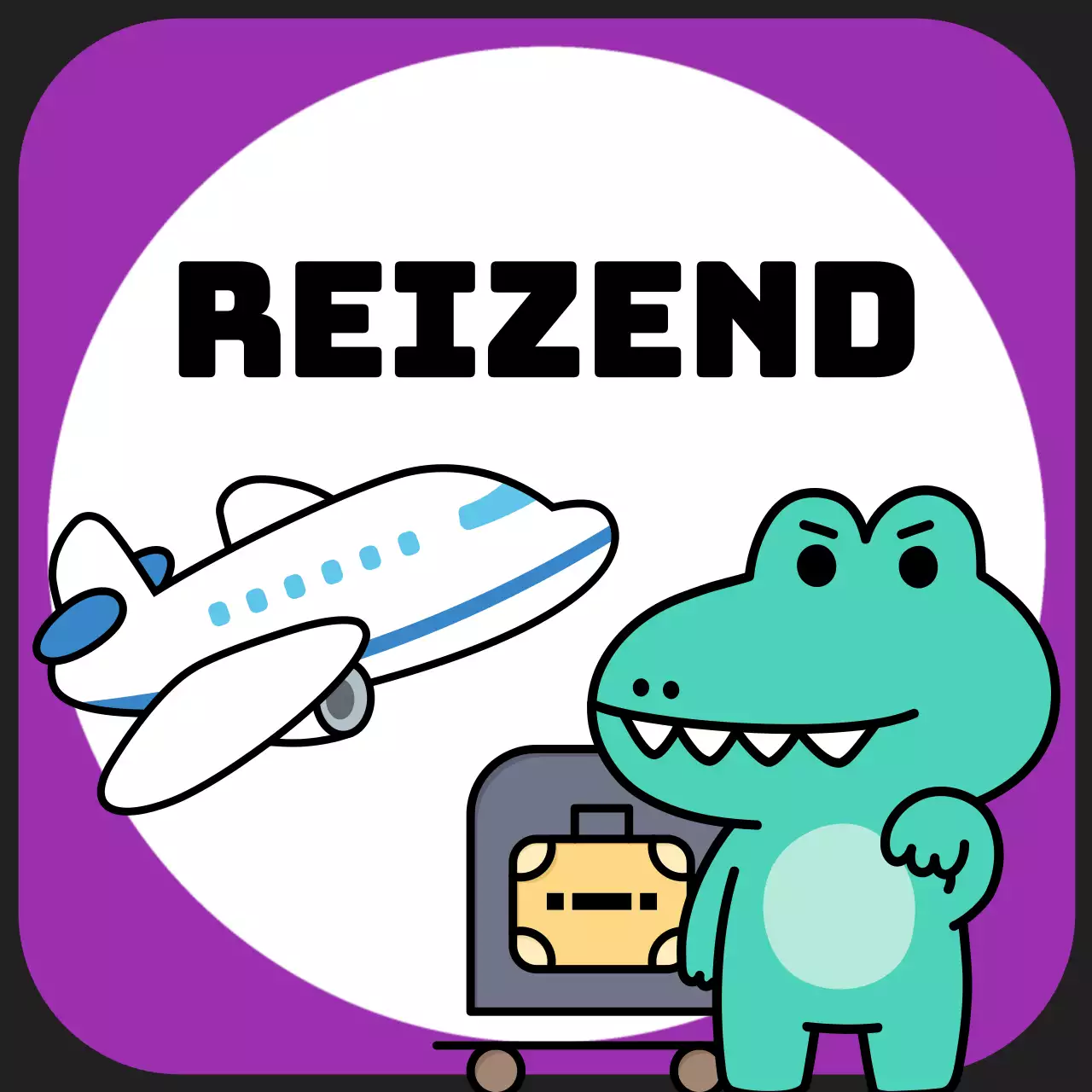 Mint en zwarte pop art messenger profiel aankondigingen