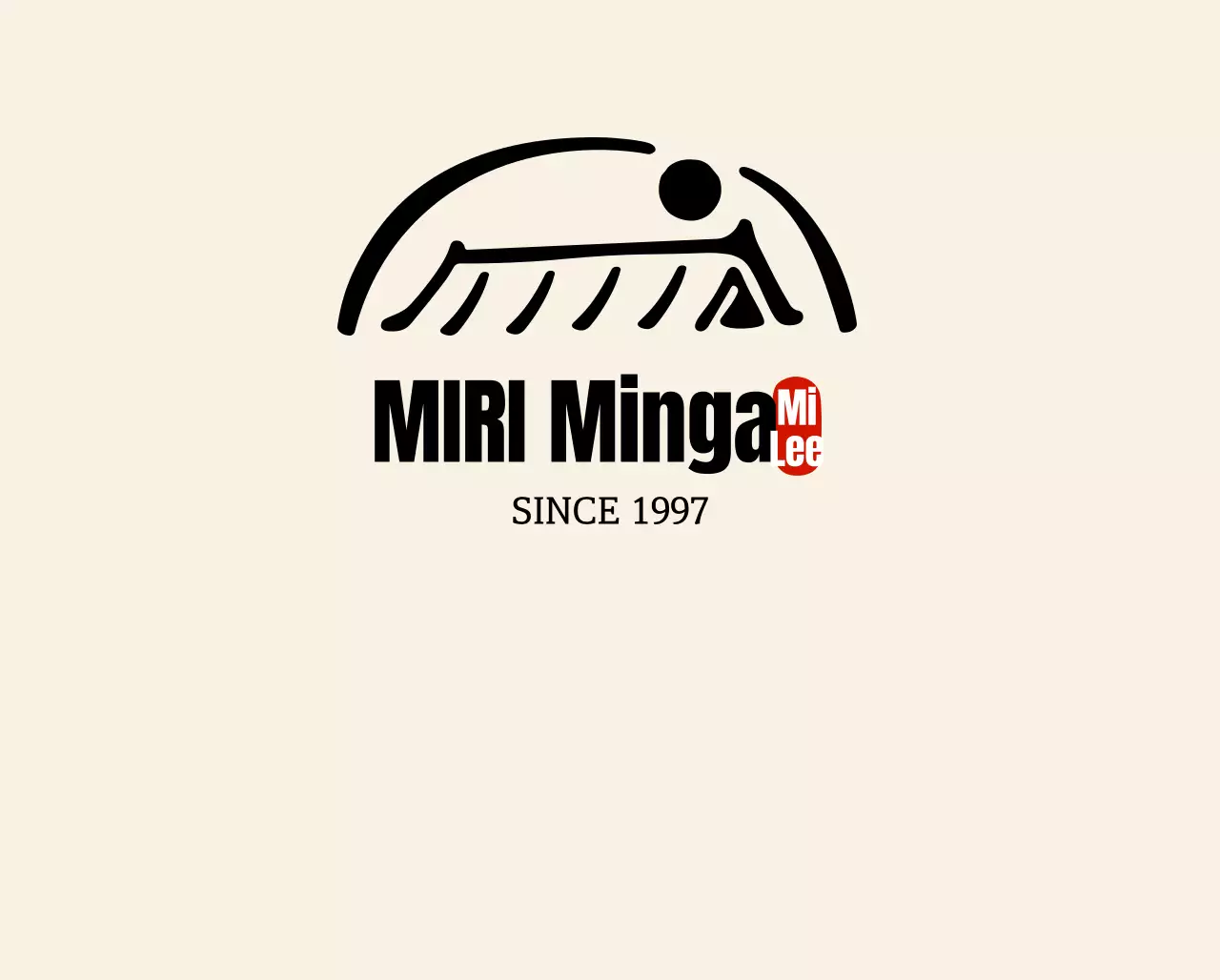 Hübsches Logo eines koreanischen Restaurants und Hinweise zum Parken