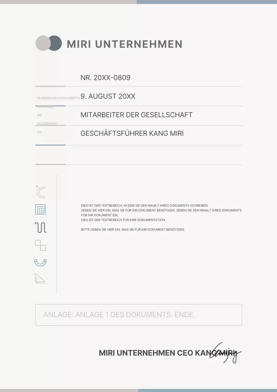 Ein schlichtes Briefpapierpaket in Hellblau und Beige