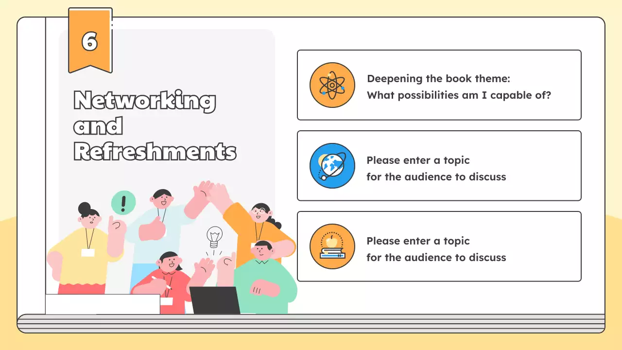 Yellow Simple Book Announcement Presentation