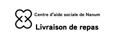 Un centre d'aide sociale d'apparence simple avec un logo en forme de cœur