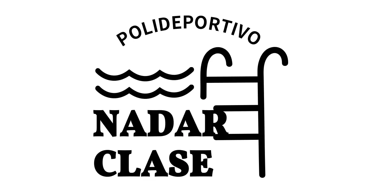 Diseñe un logotipo de piscina al aire libre con una ilustración de olas
