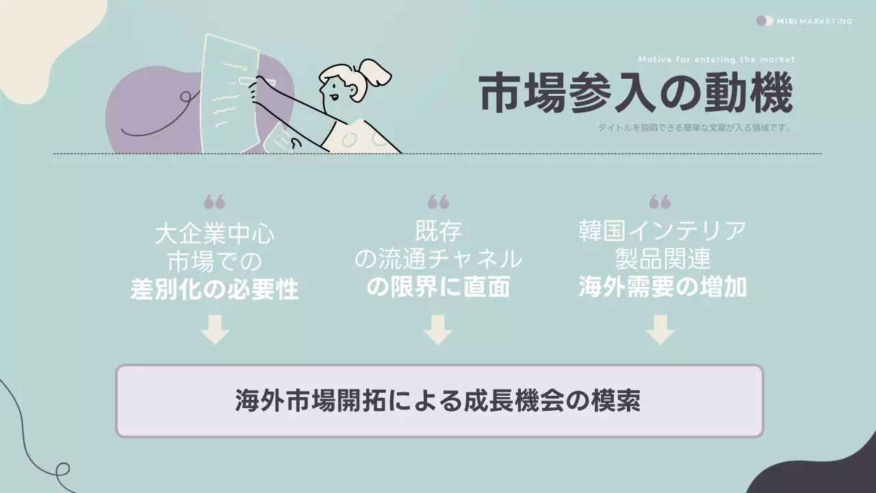 グレー シンプル ビジネス プレゼンテーション