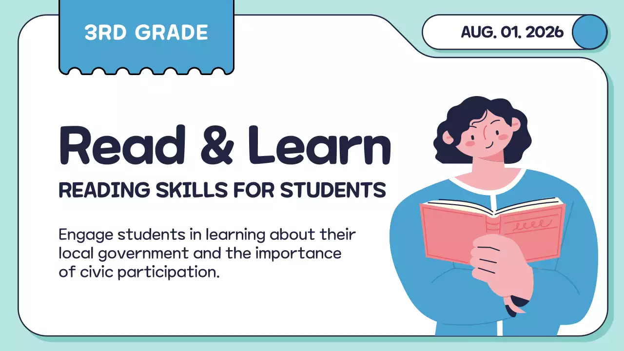 Blue Simple Education Guide Presentation