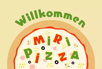 Runde Pizzeria pizzaförmiges Balsaholz