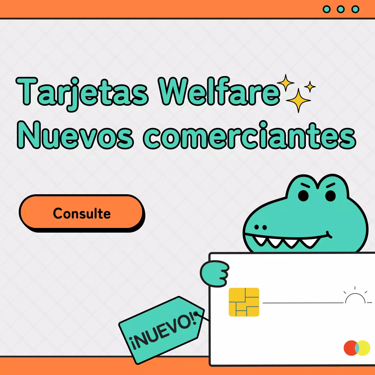 Kitschy anuncios bienestar comerciante en menta y blanco