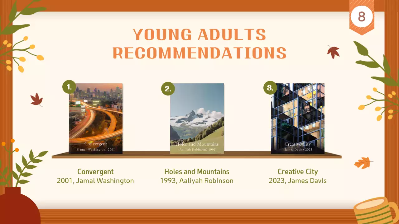 Orange Rustic Book Promotion Presentation