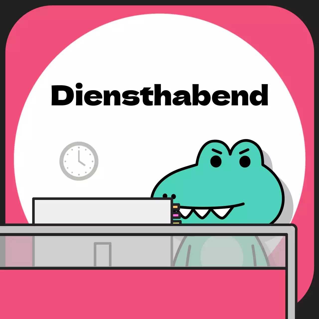 Mint und schwarz pop art messenger profil ankündigungen